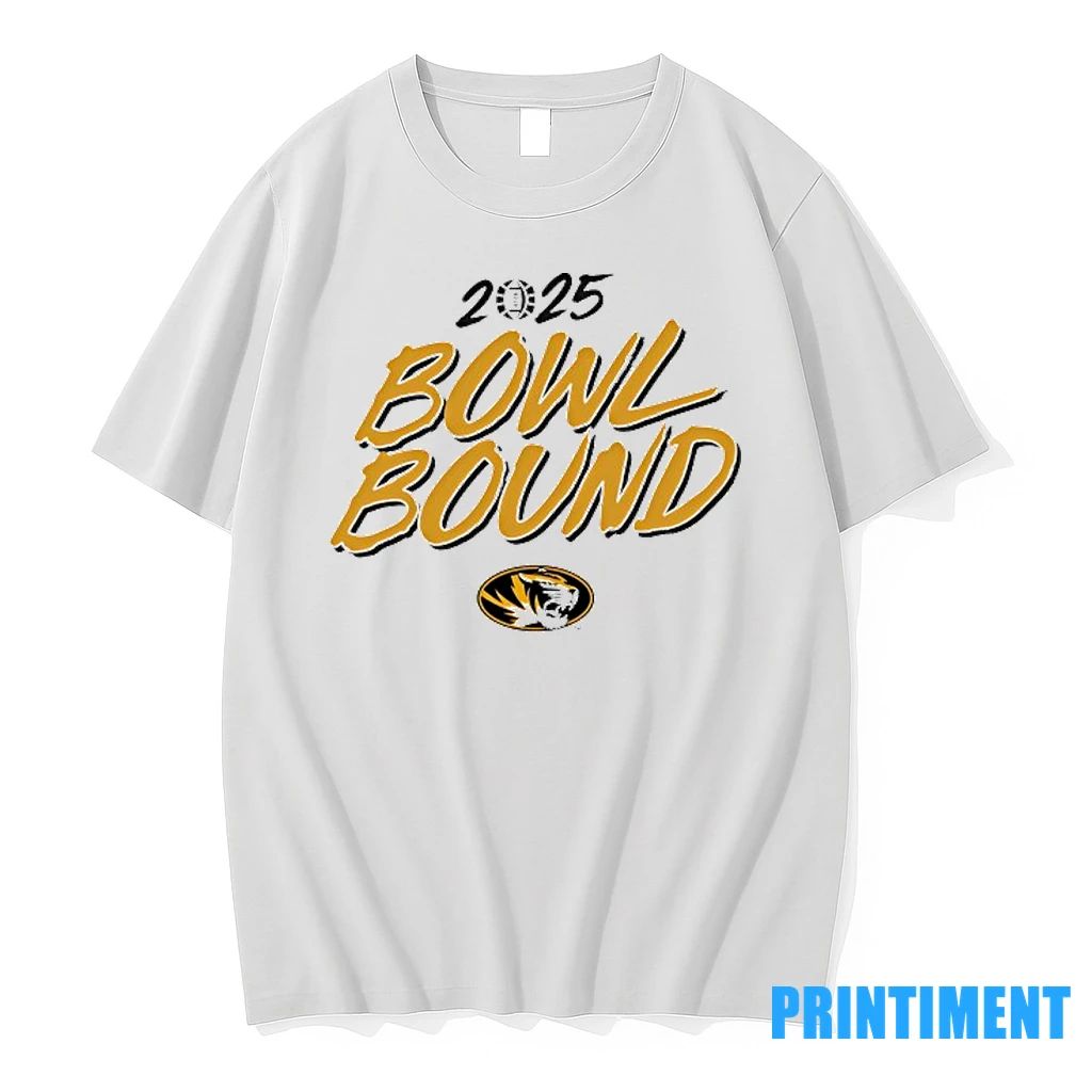Missouri Tigers Bowl Bound 2025 Tshirts Sweater Unisex T-shirt, Sweatshirt, Hoodie, Long Sleeve Tee - T-Shirt, Sweatshirt, Hoodie
