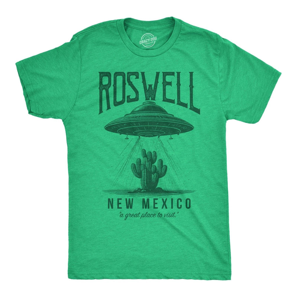Mens Funny T Shirts Roswell New Mexico Sarcastic UFO Graphic Novelty Tee for Men Unisex T-shirt, Sweatshirt, Hoodie, Long Sleeve Tee - T-Shirt, Sweatshirt, Hoodie