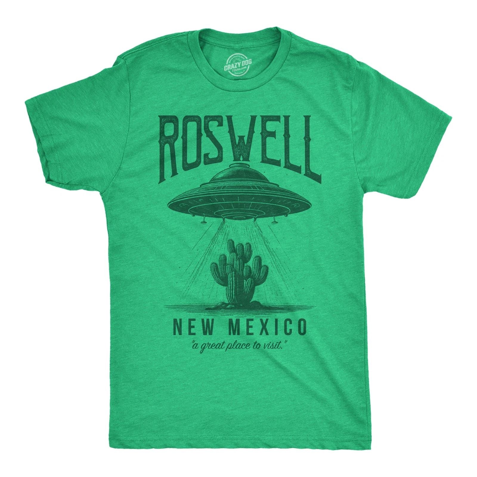 Mens Funny T Shirts Roswell New Mexico Sarcastic UFO Graphic Novelty Tee for Men Unisex T-shirt, Sweatshirt, Hoodie, Long Sleeve Tee - T-Shirt, Sweatshirt, Hoodie