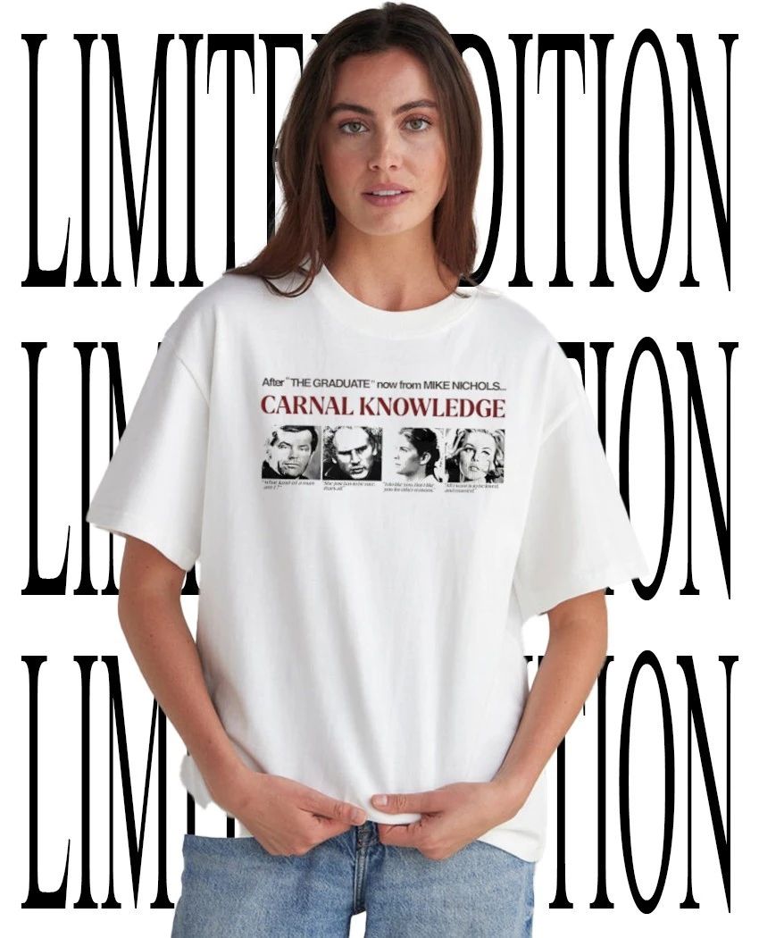 After The Graduate now from Mike Nichols Carnal Knowledge shirt Unisex T-shirt, Sweatshirt, Hoodie, Long Sleeve Tee - T-Shirt, Sweatshirt, Hoodie