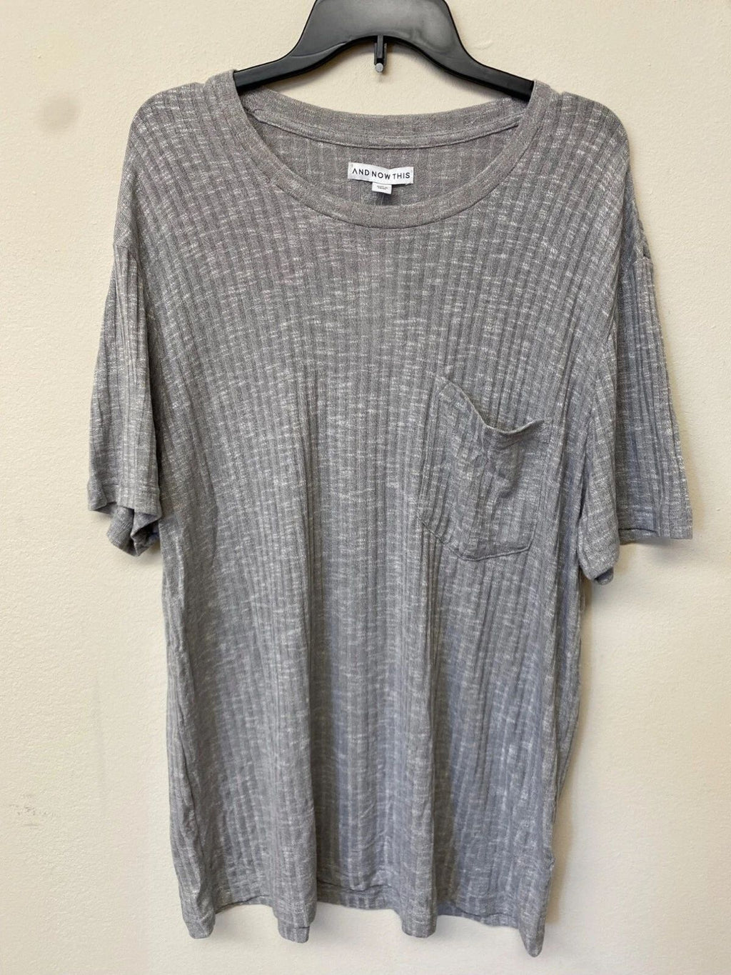 And Now This Men's Grey Ribbed Pocket T Shirt Size XLarge NWT Unisex T-shirt, Sweatshirt, Hoodie, Long Sleeve Tee - T-Shirt, Sweatshirt, Hoodie