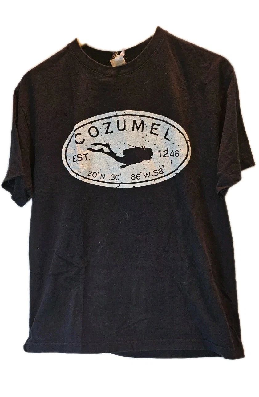 Cozumel Black Short Sleeve T-Shirt, Vacation, Travel ,Everyday Wear Unisex T-shirt, Sweatshirt, Hoodie, Long Sleeve Tee - T-Shirt, Sweatshirt, Hoodie