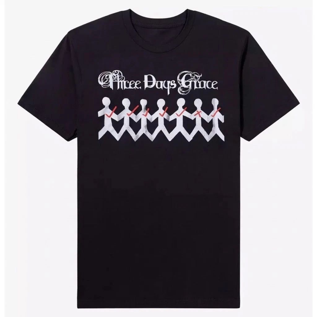 Three Days Grace T-Shirt One-X Album Cover Rock Band Black Graphic Tee Men's Unisex T-shirt, Sweatshirt, Hoodie, Long Sleeve Tee - T-Shirt, Sweatshirt, Hoodie