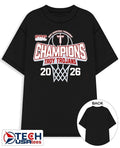 Troy Trojans 2026 Sun Belt Mens Basketball Tournament Champions logo shirt Unisex T-shirt, Sweatshirt, Hoodie, Long Sleeve Tee - T-Shirt, Sweatshirt, Hoodie
