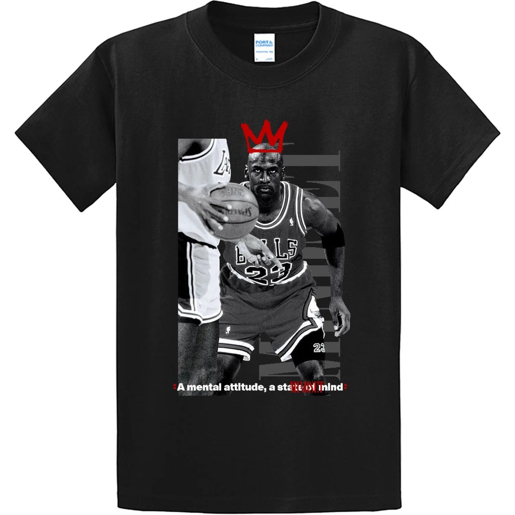 NEW STREETWEAR ON DEMAND 23 MJ MINDSET VOL 2 BLACK TEE SHIRT S-6XL MADE IN USA Unisex T-shirt, Sweatshirt, Hoodie, Long Sleeve Tee - T-Shirt, Sweatshirt, Hoodie