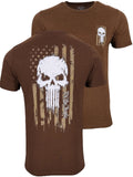 Howitzer Style Men's T-Shirt Skull Freedom Flag Military Grunt MFG Unisex T-shirt, Sweatshirt, Hoodie, Long Sleeve Tee - T-Shirt, Sweatshirt, Hoodie