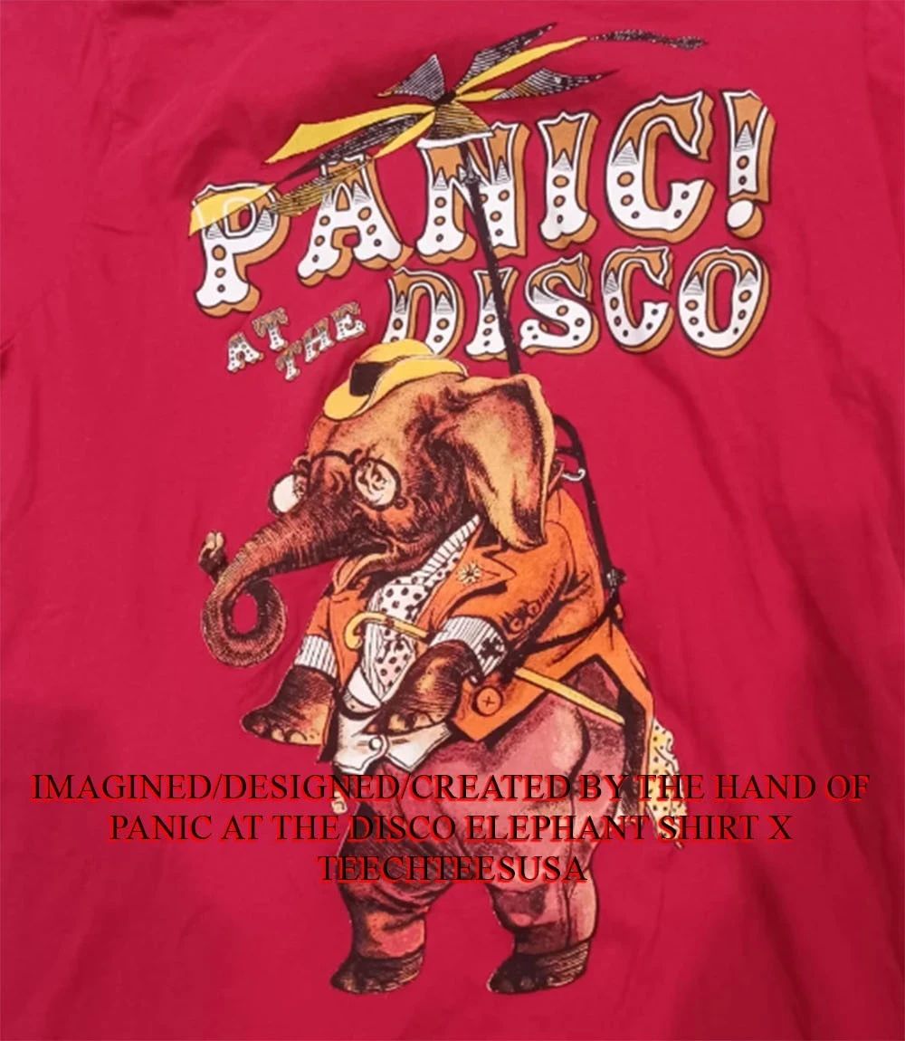 Panic at the Disco Elephant shirt Unisex T-shirt, Sweatshirt, Hoodie, Long Sleeve Tee - T-Shirt, Sweatshirt, Hoodie