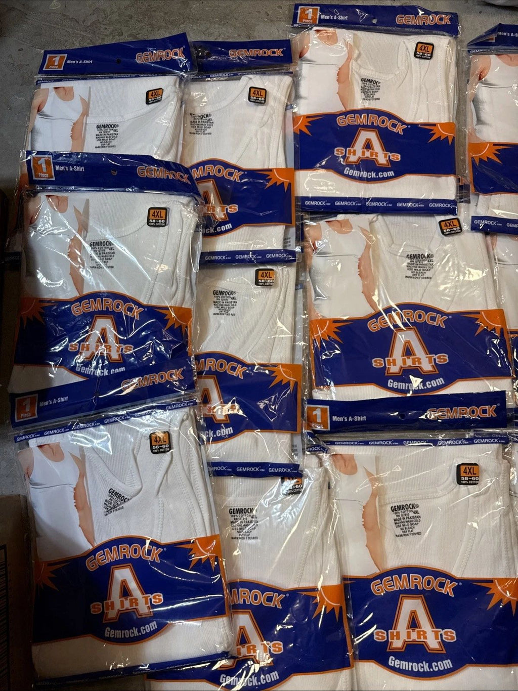 Lot Of 9 Large A-Shirt/ Tang Top Special,Individually Wrapped Last Of Inventory Unisex T-shirt, Sweatshirt, Hoodie, Long Sleeve Tee - T-Shirt, Sweatshirt, Hoodie