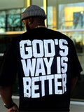 Gods Word Is Better Christian Faith Graphic T-Shirt Religious Quote Tee Unisex T-shirt, Sweatshirt, Hoodie, Long Sleeve Tee - T-Shirt, Sweatshirt, Hoodie