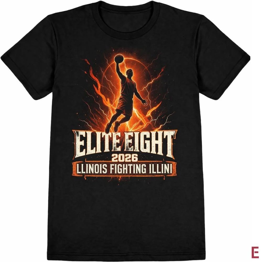 NKCtees Illinois Fighting Illini Elite Eight 2026 Rise of the Orange Storm NCAA shirt Unisex T-shirt, Sweatshirt, Hoodie, Long Sleeve Tee - T-Shirt, Sweatshirt, Hoodie