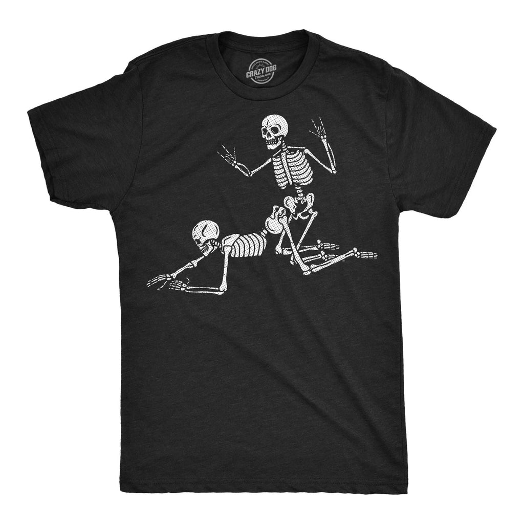 Mens Funny T Shirts Doggy Style Skeletons Sarcastic Sex Joke Graphic Novelty Tee Unisex T-shirt, Sweatshirt, Hoodie, Long Sleeve Tee - T-Shirt, Sweatshirt, Hoodie