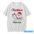 Santa Riding Unicorn Cute Christmas Tshirts Sweater Unisex T-shirt, Sweatshirt, Hoodie, Long Sleeve Tee - T-Shirt, Sweatshirt, Hoodie