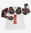 WORK By Exsek Tattoo Art Long Sleeve Size Large Japanese Style Dragon/floral Unisex T-shirt, Sweatshirt, Hoodie, Long Sleeve Tee - T-Shirt, Sweatshirt, Hoodie