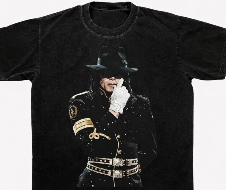 Michael Jackson Rhinestone PNG Shirt Design, Bootleg Tee, Halftone Black, INSTAN Unisex T-shirt, Sweatshirt, Hoodie, Long Sleeve Tee - T-Shirt, Sweatshirt, Hoodie