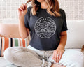 Wyoming Minimal Skyline Design Shirt Travel Gift Wyoming Trip Souvenir Tee Unisex T-shirt, Sweatshirt, Hoodie, Long Sleeve Tee - T-Shirt, Sweatshirt, Hoodie