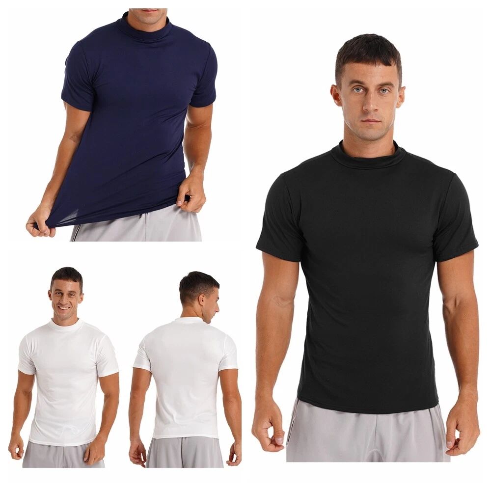 Men's Blouse Stretch Tops Lightweight T-shirt Jogging Shirts Yoga Pullover Gym Unisex T-shirt, Sweatshirt, Hoodie, Long Sleeve Tee - T-Shirt, Sweatshirt, Hoodie