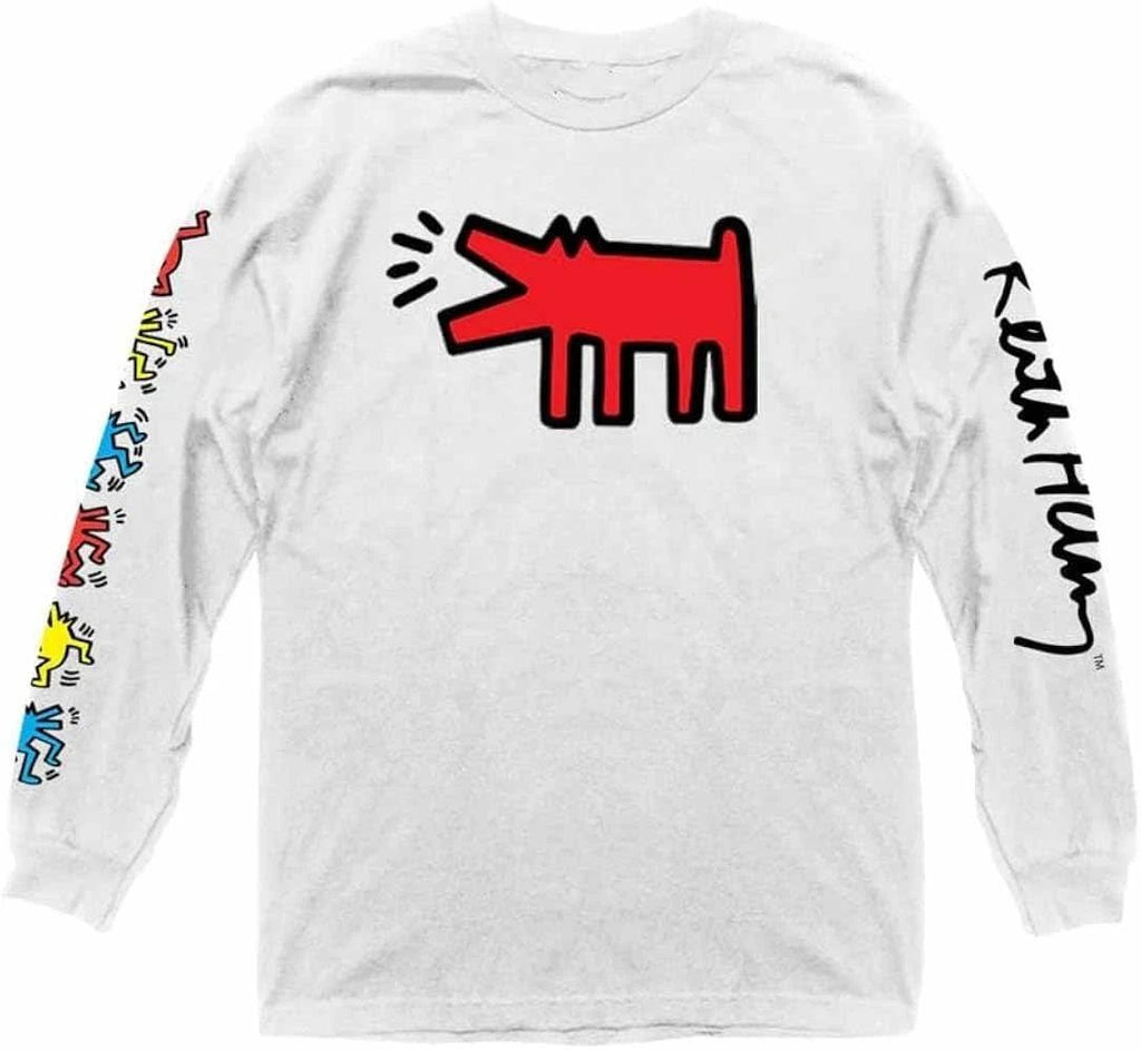 Keith Haring Iconic Artwork Long Sleeve White Unisex Size S-5XL 1K0881 Unisex T-shirt, Sweatshirt, Hoodie, Long Sleeve Tee - T-Shirt, Sweatshirt, Hoodie