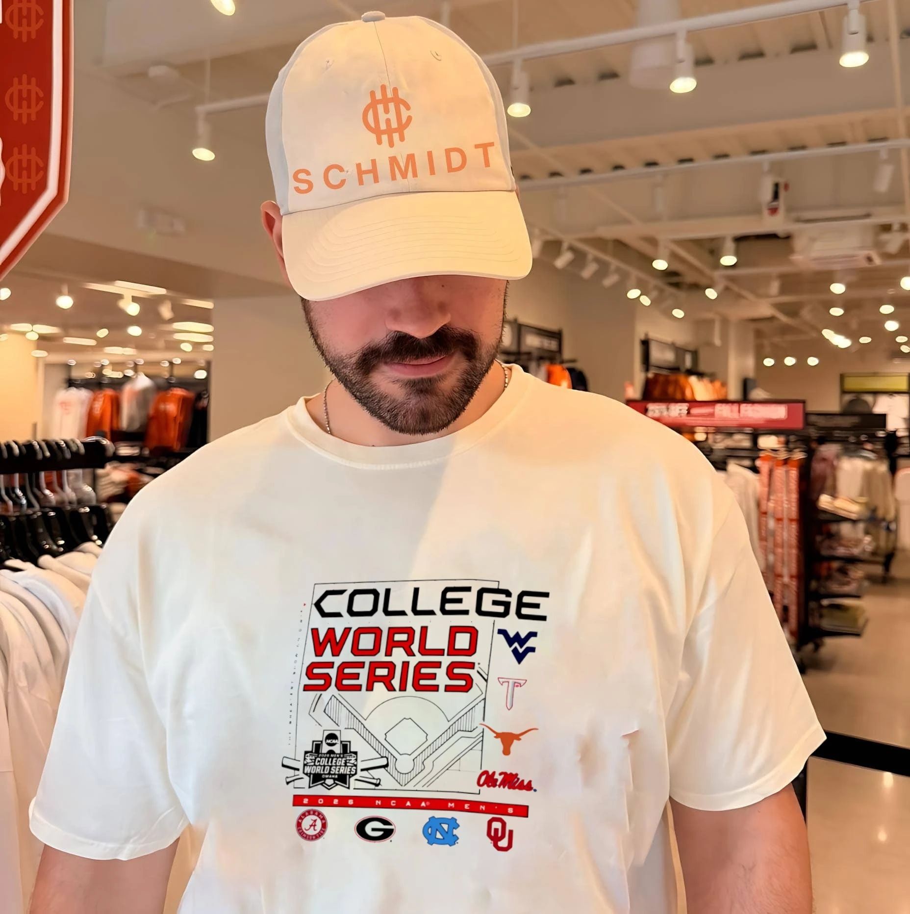 2026 NCAA Mens College World Series 8 team logo shirt Unisex T-shirt, Sweatshirt, Hoodie, Long Sleeve Tee - T-Shirt, Sweatshirt, Hoodie