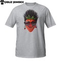 Funny Strawberry with Mohawk, Sunglasses, Earrings Unique Unisex T-Shirt Unisex T-shirt, Sweatshirt, Hoodie, Long Sleeve Tee - T-Shirt, Sweatshirt, Hoodie