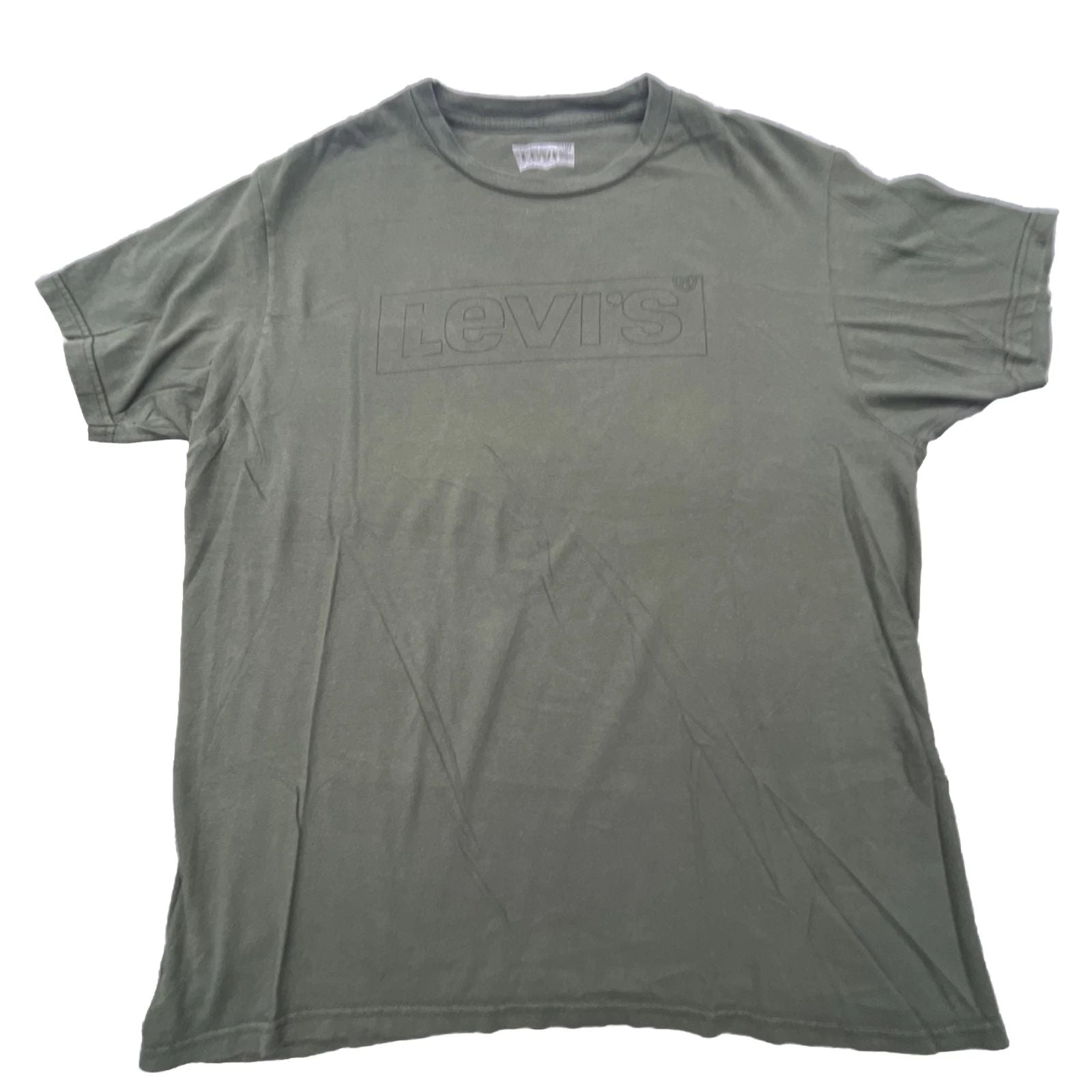 Levis T-shirt Men Size Large Green Simple Logo Print Unisex T-shirt, Sweatshirt, Hoodie, Long Sleeve Tee - T-Shirt, Sweatshirt, Hoodie