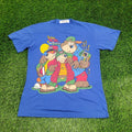 Vintage 90s Funny Bear Shirt S/M 20x27 Blue Hip-Hop USA Unisex T-shirt, Sweatshirt, Hoodie, Long Sleeve Tee - T-Shirt, Sweatshirt, Hoodie