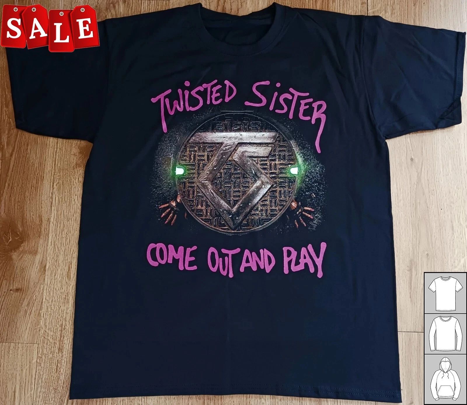 New Popular Twisted Sister - Come Out And Play  Cotton Unisex S-5XL Shirt RM103 Unisex T-shirt, Sweatshirt, Hoodie, Long Sleeve Tee - T-Shirt, Sweatshirt, Hoodie