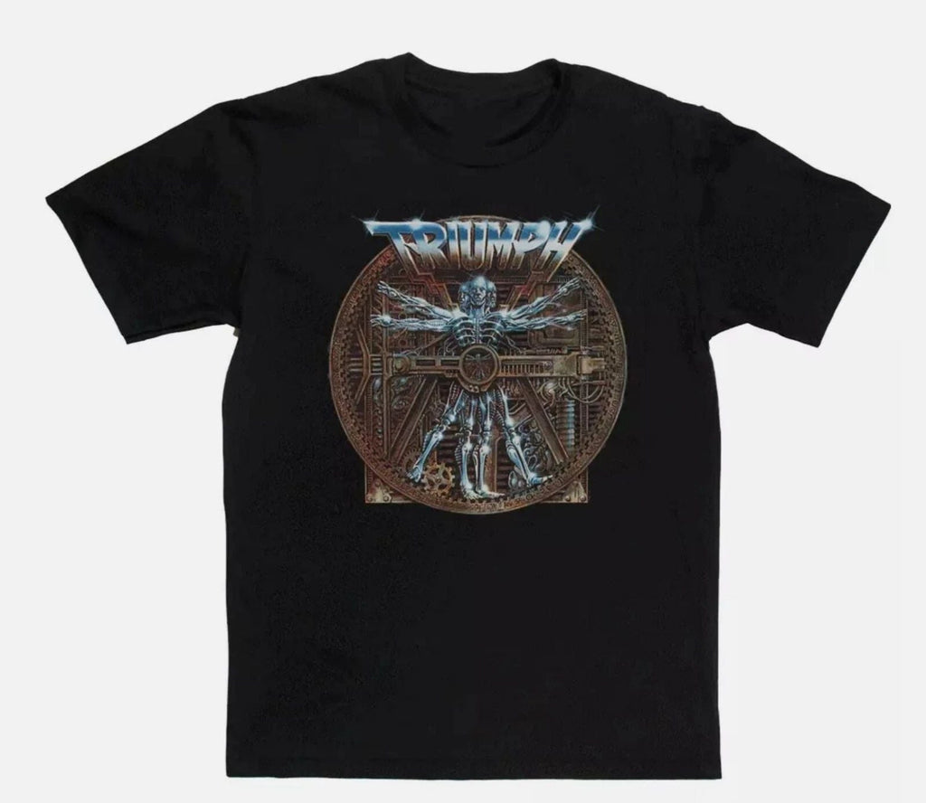 Vtg Triumph - Thunder Seven Heavy Cotton Black Unisex Full Size Shirt Unisex T-shirt, Sweatshirt, Hoodie, Long Sleeve Tee - T-Shirt, Sweatshirt, Hoodie