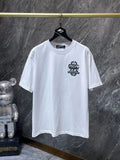 Chrome Hearts White T-Shirt Cross Logo Graphic Short Sleeve Premium Streetwear Unisex T-shirt, Sweatshirt, Hoodie, Long Sleeve Tee - T-Shirt, Sweatshirt, Hoodie