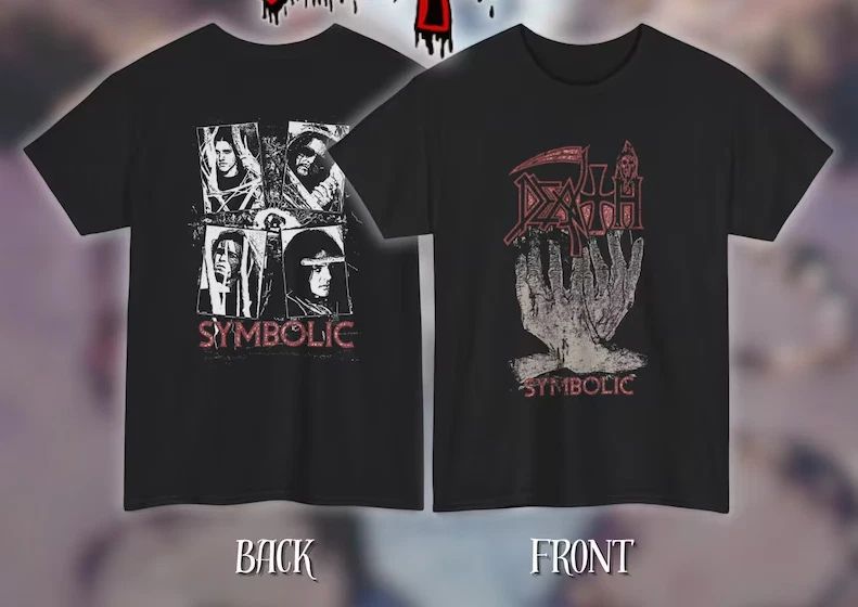 Death  Symbolic Album Artwork | Gildan Heavy Cotton T-Shirt | Size: S5XL Unisex T-shirt, Sweatshirt, Hoodie, Long Sleeve Tee - T-Shirt, Sweatshirt, Hoodie