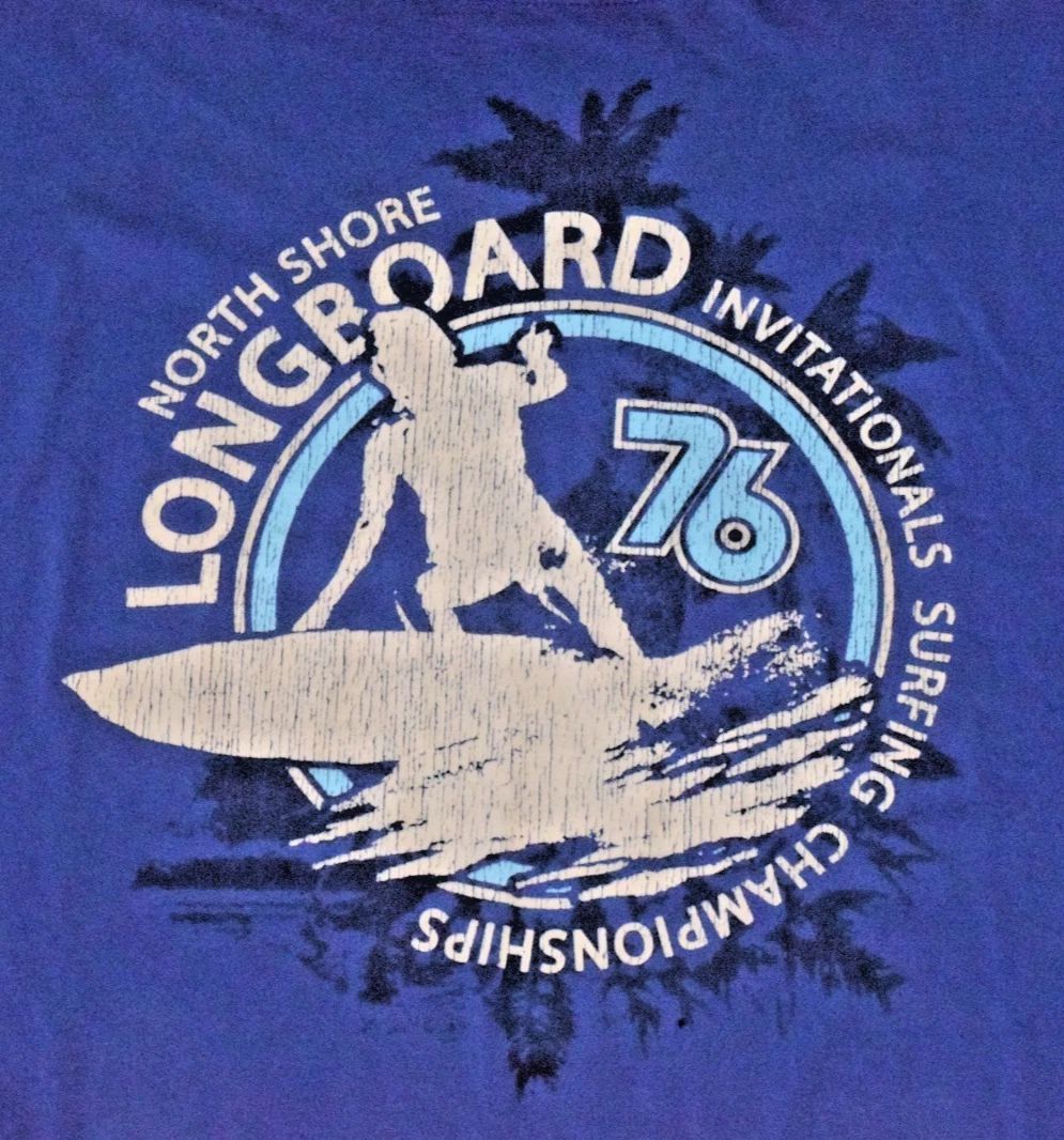 T-Shirt Hanes Size XL Blue Retro Style North Shore Surf Invitational 76 Unisex T-shirt, Sweatshirt, Hoodie, Long Sleeve Tee - T-Shirt, Sweatshirt, Hoodie