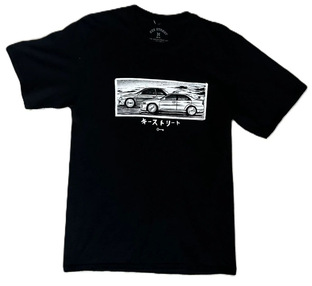 Key Street JDM Car Racing Tee Size Medium Anime style front and back Drift Race Unisex T-shirt, Sweatshirt, Hoodie, Long Sleeve Tee - T-Shirt, Sweatshirt, Hoodie