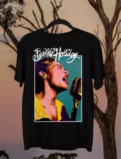 Billie Holiday Singer Gift For Fan Black All Size Unisex T-Shirt Unisex T-shirt, Sweatshirt, Hoodie, Long Sleeve Tee - T-Shirt, Sweatshirt, Hoodie