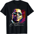 Barack Obama Fourth of July Portrait Unisex T-Shirt Unisex T-shirt, Sweatshirt, Hoodie, Long Sleeve Tee - T-Shirt, Sweatshirt, Hoodie
