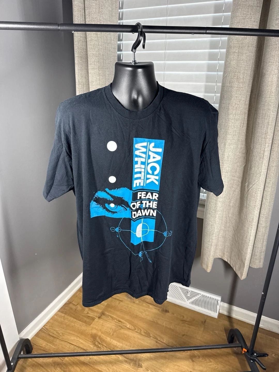 Jack White Fear of the Dawn Music Tour Graphic T-Shirt XL Black Unisex T-shirt, Sweatshirt, Hoodie, Long Sleeve Tee - T-Shirt, Sweatshirt, Hoodie