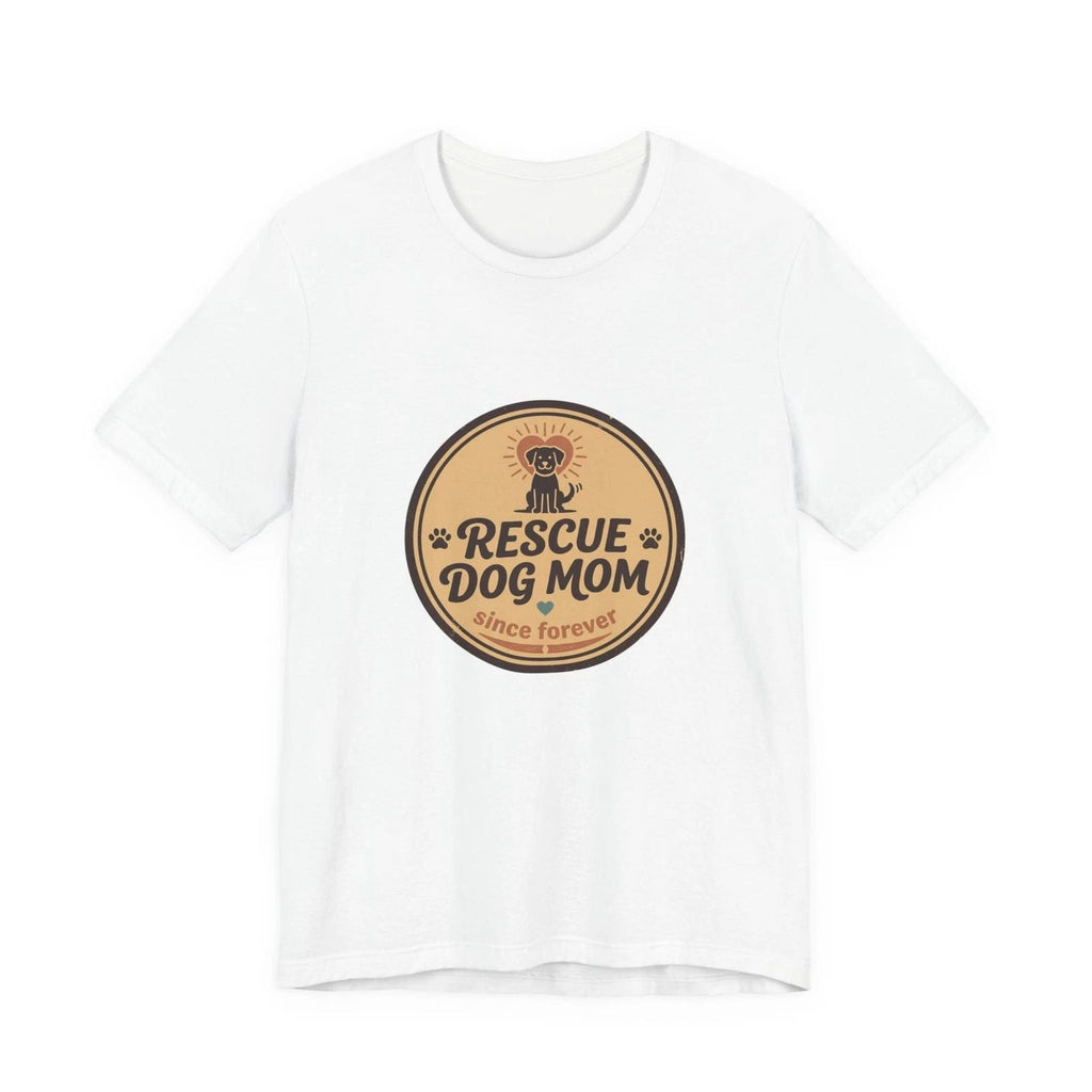 Rescue Dog Mom T-Shirt | dog mom, rescue pride Unisex T-shirt, Sweatshirt, Hoodie, Long Sleeve Tee - T-Shirt, Sweatshirt, Hoodie
