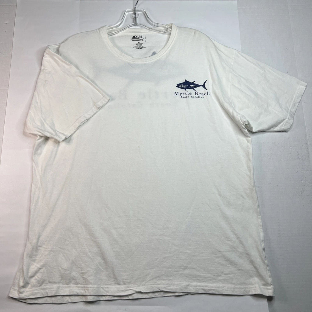Myrtle Beach South Carolina White Cotton Shirt Men's Sz XL By Mahi Surf Co Unisex T-shirt, Sweatshirt, Hoodie, Long Sleeve Tee - T-Shirt, Sweatshirt, Hoodie
