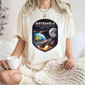Vintage Artemis II Moon 2026 Space Mission T-Shirt Astronomy Rocket Graphic S5XL Unisex T-shirt, Sweatshirt, Hoodie, Long Sleeve Tee - T-Shirt, Sweatshirt, Hoodie