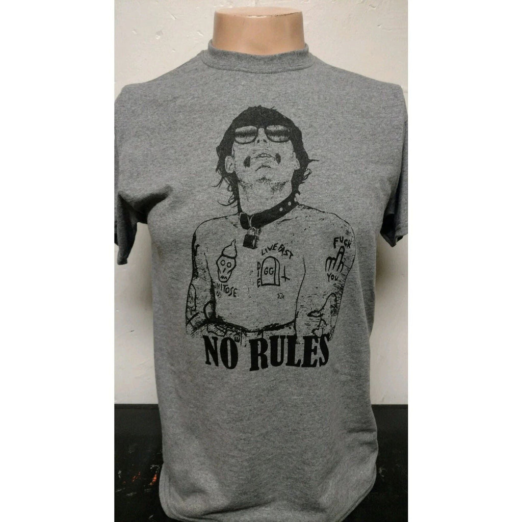 GG Allin No Rules Homoge Murder Junkies Punk T-Shirt Unisex T-shirt, Sweatshirt, Hoodie, Long Sleeve Tee - T-Shirt, Sweatshirt, Hoodie