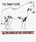 My back hurts and Im mad at my stomach shirt Unisex T-shirt, Sweatshirt, Hoodie, Long Sleeve Tee - T-Shirt, Sweatshirt, Hoodie