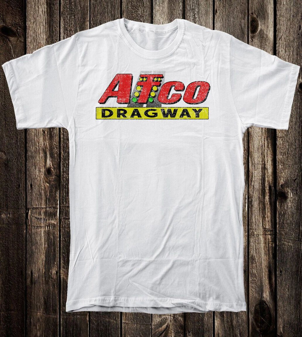 Retro Hot Rod Tee T Shirt 100% Cotton Speed Racing Drag Race Atco Dragway NJ Unisex T-shirt, Sweatshirt, Hoodie, Long Sleeve Tee - T-Shirt, Sweatshirt, Hoodie