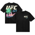 UFC 327 Miami Fight Night Black T Shirt Men MMA Event Graphic Tee Gift Sale Hot Unisex T-shirt, Sweatshirt, Hoodie, Long Sleeve Tee - T-Shirt, Sweatshirt, Hoodie