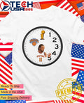 Knicks in 5 Jalen Brunson clock shirt Unisex T-shirt, Sweatshirt, Hoodie, Long Sleeve Tee - T-Shirt, Sweatshirt, Hoodie