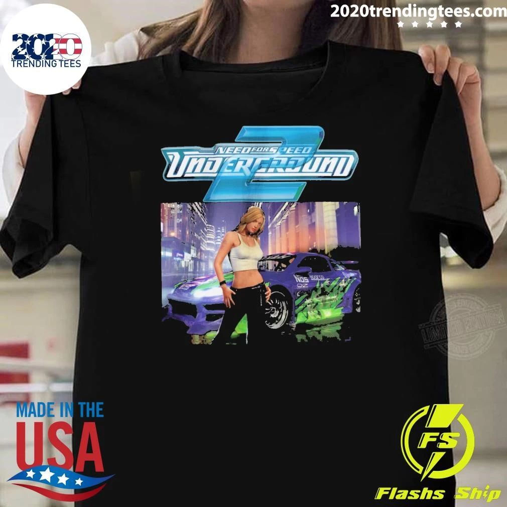 NFS U2 Need for Speed Underground 2 Retro Street Racing Game Shirt Unisex T-shirt, Sweatshirt, Hoodie, Long Sleeve Tee - T-Shirt, Sweatshirt, Hoodie