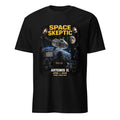 Space Skeptic Artemis II T-Shirt April Fools Day Moon Landing Film Set Humor Tee Unisex T-shirt, Sweatshirt, Hoodie, Long Sleeve Tee - T-Shirt, Sweatshirt, Hoodie