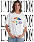 Parkstop Stop Hate Fundraiser 2026 Pride umbrella shirt Unisex T-shirt, Sweatshirt, Hoodie, Long Sleeve Tee - T-Shirt, Sweatshirt, Hoodie