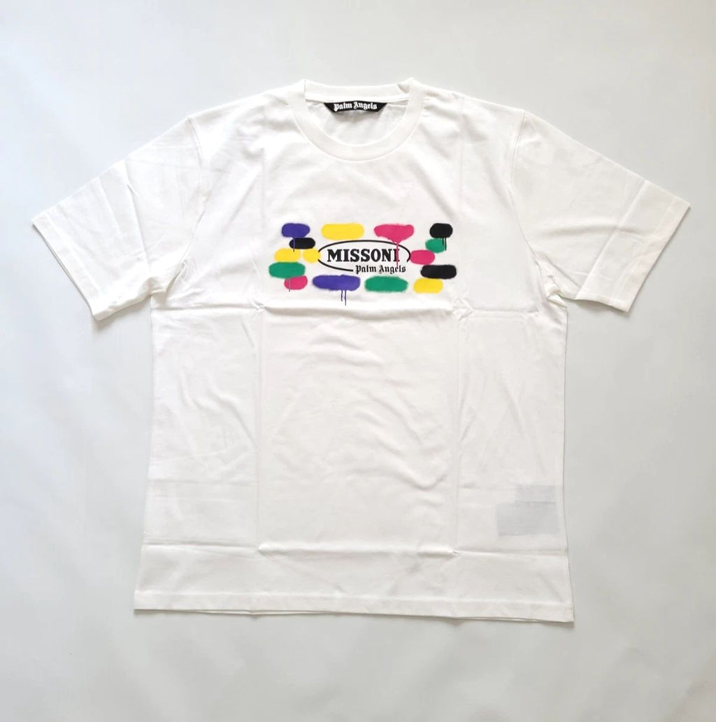 Palm Angels Missoni Authentic White Men's T-Shirt Size 2XL Unisex T-shirt, Sweatshirt, Hoodie, Long Sleeve Tee - T-Shirt, Sweatshirt, Hoodie