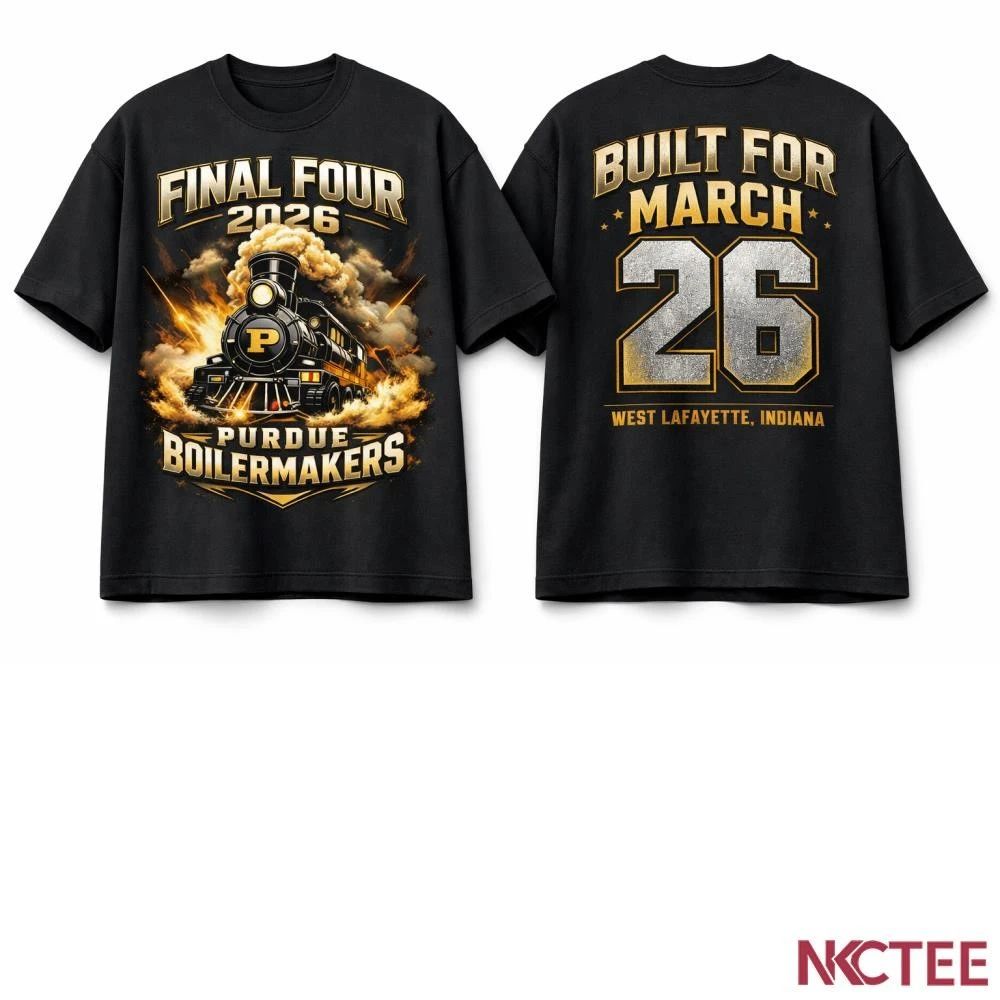 NKCtees Purdue Boilermakers Final Four 2026 Shirt  Boiler Dynasty March Madness Tee Unisex T-shirt, Sweatshirt, Hoodie, Long Sleeve Tee - T-Shirt, Sweatshirt, Hoodie