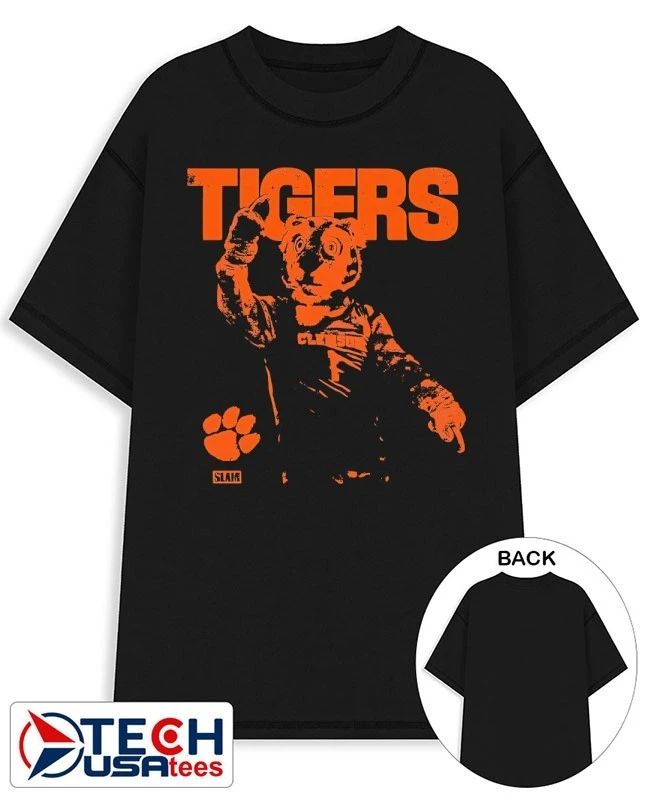Clemson Tigers mascot mode vintage shirt Unisex T-shirt, Sweatshirt, Hoodie, Long Sleeve Tee - T-Shirt, Sweatshirt, Hoodie