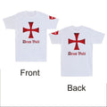 Deus Vult Knights Templar Cross Crusader Front &Back Print Vintage Men's T-Shirt Unisex T-shirt, Sweatshirt, Hoodie, Long Sleeve Tee - T-Shirt, Sweatshirt, Hoodie