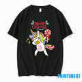 Dabbing Unicorn Candy Cane Merry Christmas Tshirts Sweater Unisex T-shirt, Sweatshirt, Hoodie, Long Sleeve Tee - T-Shirt, Sweatshirt, Hoodie